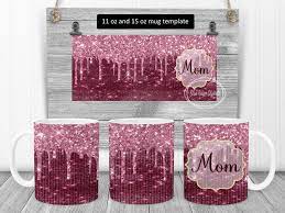 Mama Sunflower Full Wrap Mug Sublimation Design 11 Oz 15 Oz Etsy Mug Template Mugs Digital Design