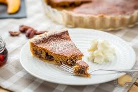 La Pumpkin Pie Ou Tarte Au Potiron Est Un Dessert Traditionnel Du Repas De Thanksgiving En Amerique J Y Ai Ajoute D Noix De Pecan Tarte Potiron Sucree Potiron