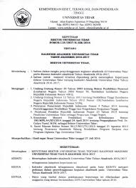Kalendar akademik pascasiswazah sem 1 20172018. Universitas Tidar Untidar