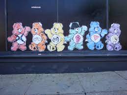Gay Care Bears | A whole rainbow of bears: Leather bear, han… | Flickr