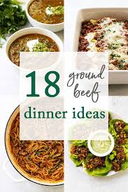 Easy Ground Beef Recipes Dinner With Ground Beef Beef Recipes Beef Dinner