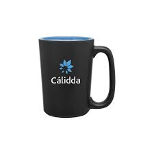 Bathroom Mug Clipart Black And White Ets Rocca Black Glossy Sky Blue Ceramic Mug 12 Oz Mugs Dark Interiors Ceramics