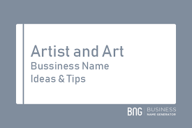 Artist And Art Business Name Generator Business Names Name Generator Art Business