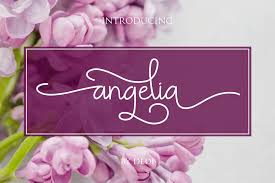 It is essential that the font used to write a. Angelia Font All Free Fonts