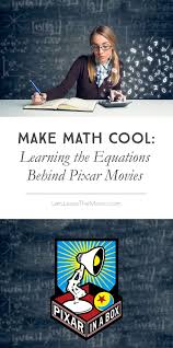 Learning The Equations Behind Pixar Movies Teaching Mathematics Teaching Math Secondary Math
