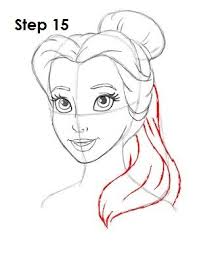 How To Draw Belle Beauty And The Beast Drawing Belle Drawing Disney Princess Drawings