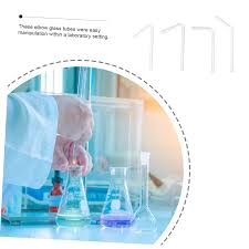 FELTECHELECTR 40pcs High Borosilicate Glass Tube Elbow ...
