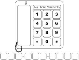 Teaching Phone Numbers Just One Page In Our Busy Binder Michellescharmworld Phone Numbers Phone Number Worksheets