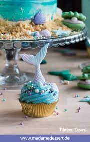 rezept fur meerjungfrauen cupcakes madame dessert in 2021 dessert ideen cupcakes nachtisch essen