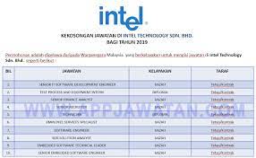 Ei tegutse valdkondades elektroonika kauplused. Jawatan Kosong Di Intel Technology Sdn Bhd Appjawatan Malaysia