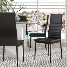 Raze Modern Upholstered Dining Chair Set Of 4 Understated Silhouette Chair Dining Chairs Upholstered Dining Chairs Dining Chair Set