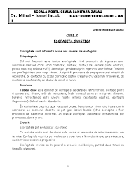 68 din zalău, ☎ telefon 0260 619 959 cu ⌚ orar şi indicații rutiere. Curs 2 Esofagita Caustica