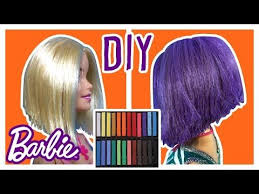 Diy How To Dye Barbie Doll Hair Change Barbie Hair Color Barbie Tutorial Making Kids Toys Barbie Hair Diy Doll Hair Baby Doll Hair
