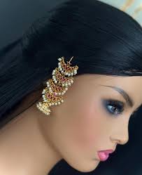 Gold Temple Earrings