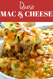 Queso Mac And Cheese With Bacon Cheesy Macaroni Baked In Creamy Spicy Queso Sauce With Bacon Cheese Lovers This One Is For You Macan Cheesy Recipes Food Recipes Spicy Mac Cheese