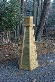 You must click the picture to see the large or full size photo. How To Build A 4 Ft Wooden Lawn Lighthouse Diy Treated Wood Woodworking Plans Diy Lighthouse Woodworking Plans Woodworking Plans