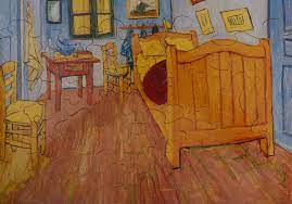 Les elèves peuvent dessiner la chambre de van gogh: Vincent Van Gogh La Chambre A Arles Art Wooden Puzzle 24 Pieces