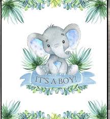 It S A Boy Boy Baby Shower Themes Elephant Baby Shower Boy Peanut Baby Shower