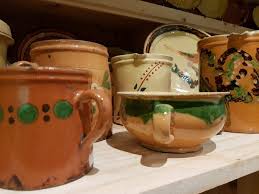 Poterie Ancienne Savoie Terre Vernissee Assiettes Plates Poterie Cuisine