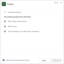 The number of projects and the number of employees involved in projects is constantly growing. Use The Project Or Roadmap App In Teams Office Support
