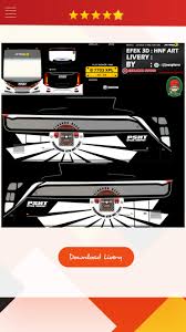 Download livery bussid mulai dari livery shd, livery hd untuk bus dan truck terbaru dengan format ini sebagai tambahan saja, bagi kamu yang ingin mengoleksi lebih banyak livery bussid agar bisa. Livery Bussid Hd Complete For Android Apk Download