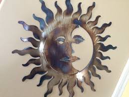 Sun Moon Metal Sculpture Metal Wall Art Decor Metal Wall Art Decor Metal Wall Art Wall Art