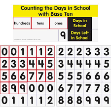 Counting The Days With Base Ten Pocket Chart Cards Refill