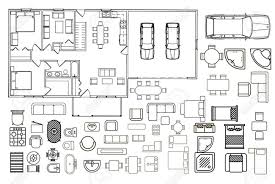Furniture Floor Plan Elements Floor Plan Symbols Floor Plan Design Site Plan Design