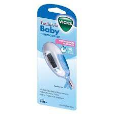 Vicks Baby Rectal Thermometer Blue And White Target Rectal Thermometer Baby Thermometer Rectal