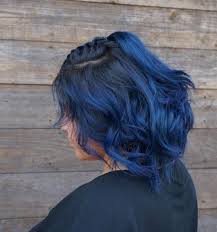 If you have dark hair and want to avoid using bleach, use a blue hair dye that is specifically designed for if you have dry or coloured hair, it's best to visit a hair salon in order to achieve a quality result. 16 Stunning Midnight Blue Hair Colors To See In 2021