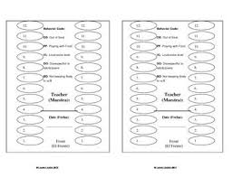 Lunch Seating Chart With Behavior Comments Cafeteria