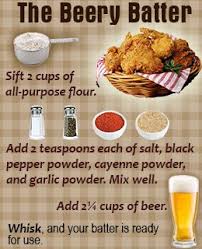 Many recipes call for frying chicken in a cast iron frying pan. Beer Batter For Fried Chicken Fried Chicken Batter Beer Recipes Cooking With Beer
