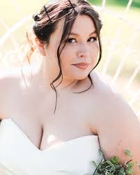 ✨ Krystal ✨ Golden hour glow for a golden-hearted soul. ✨ From the soft  updo to the radiant finish, this bridal look reflects the beauty she  carries inside and out. She's the