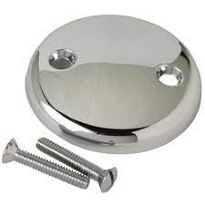 Marks on trim ring shows overflow level. Chrome Tub Overflow Face Plate Walmart Com Walmart Com