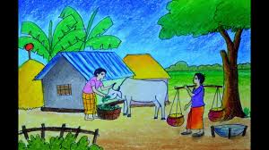 How To Draw Scenery Of Feeding The Cow Village Farmer S House Drawing Youtube We have been swept away by thousands and thousands of amazing submissions, giving our un judges the tough task of selecting the most creative and expressive.