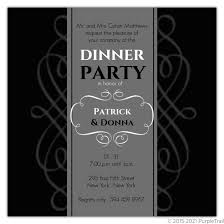 Planning a formal dinner party requires the perfect setting and invitation wording. Black And Gray Formal Dinner Invite Dinner Party Invitations
