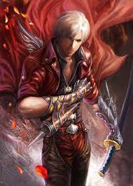 This devil may cry fan art might contain portrait, headshot, and closeup. Pin On Digital Art