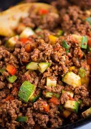 If you're like many people, you might have a monthly rotation of dinner entrees that you regularly cycle through. Healthy Ground Beef Vegetable Skillet Recipe The Flavours Of Kitchen