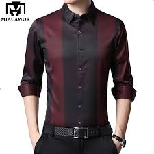 Dress Shirt Casual Men Shirts In 2020 Mens Shirt Dress Long Sleeve Plaid Shirt Slim Fit Dress Shirts