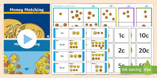 Each denomination has a distinct color and size to assist in identification. Interactive Money Games Euro Maths Resource Pack