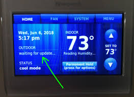 Press the up and down . Honeywell Waiting For Update Message Tom S Tek Stop