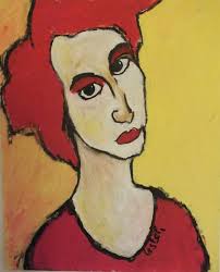 The Redhead Painting by Alexander Lester