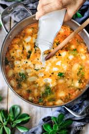 Creamy Sausage And Gnocchi Soup Recipe Italian Recipes Gnocchi Soup Healthy Comfort Food
