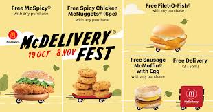 See the best & latest mcdonalds delivery promo code on iscoupon.com. Mcdelivery Has Promo Codes For Free Mcspicy Spicy Mcnuggets Filet O Fish More Till Nov 8 Great Deals Singapore
