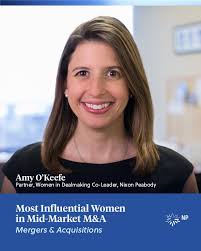 Congratulations to Amy O'Keefe and Marissa Wiley for being named two of the  most influential women in mid-market M&A by Mergers and Acquisitions! As  partners in our Corporate practice, Amy and Marissa