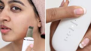 4 steps to flawless skin I Removes blackheads & prevents aging I Agaro  ultrasonic facial scrubber