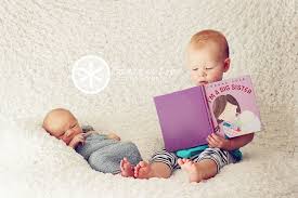I Want To Do This With Brooke Who Loves Books And Russell Stefanie W W W W W W W W W Galfano Sibling Photography Newborn Newborn Sibling Baby Photography