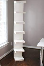 Diy Ikea Shelf Easy Hack For Makeup Storage Ikea Lack Shelves Ikea Lack Wall Shelf Room Shelves