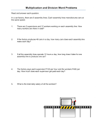 Division word problems for later. Multiplication And Division Word Problems Worksheet