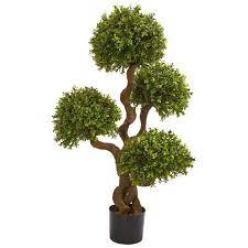 Shop for ball topiary trees online at target. Nearly Natural 3 5 Ft Four Ball Boxwood Artificial Topiary Tree 9159 The Home Depot